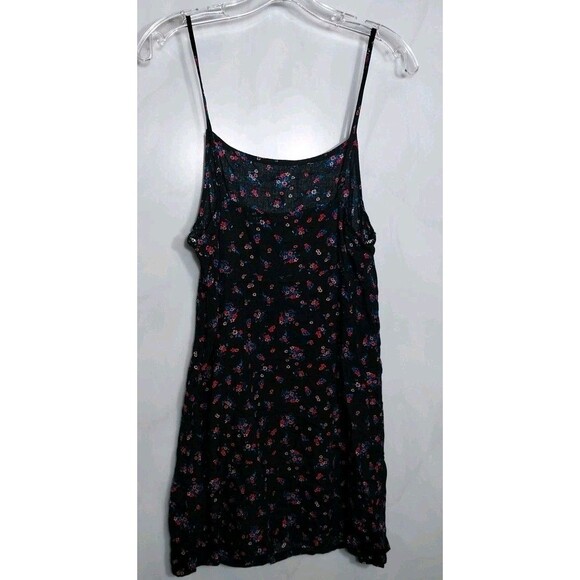 Van's Dress L Floral Side Zip Adjustable Strap Beach Boho Whimsigoth Romantic - Picture 5 of 8